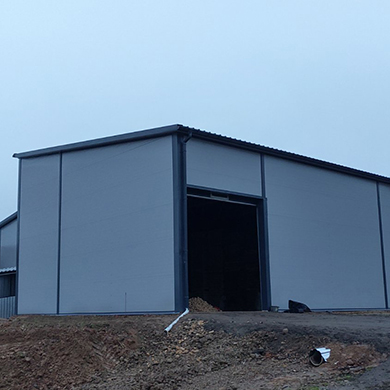 Теплый ангар 24х28м под овощехранилище